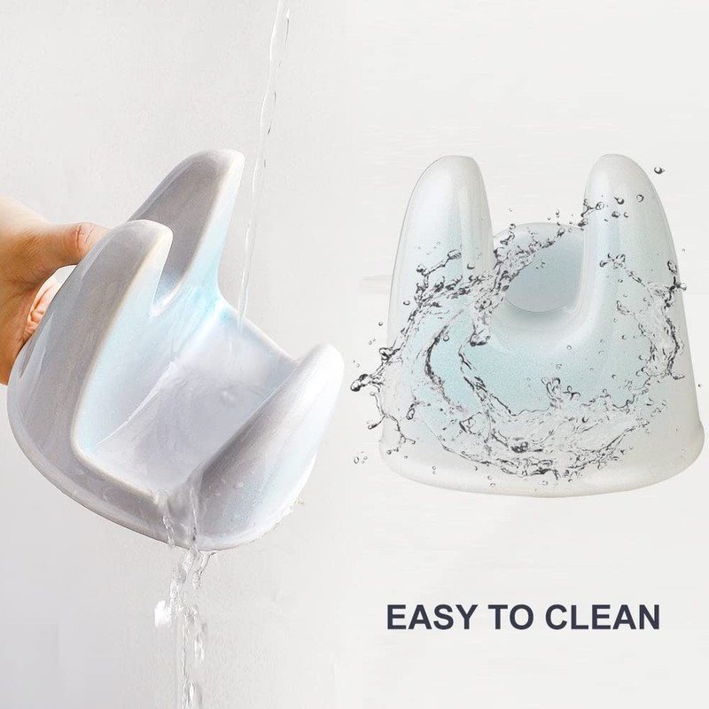 Nihow Pot Lid Holder: Stable Ceramic Pan Lid Holder for