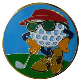 Dude Golf Ball Marker with Matching Hat Clip