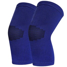 Kids Knee Brace,Knee Support,Teenagers Knee Sleeve,Sport Knee Protectors For Children(1 Pair)(Blue,Medium)