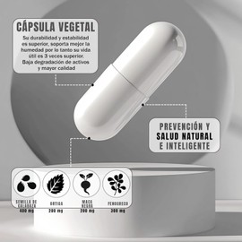 Silver Mens | Suplemento para hombres 40+ Salud de Prostata | Ciruelo Africano, Ginseng, Maca Negra| 100 Cápsulas