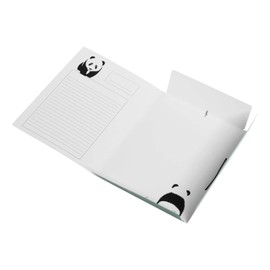 Pagna 21658-17 Elasticated Folder Panda Cardboard 3 Flaps DIN A4