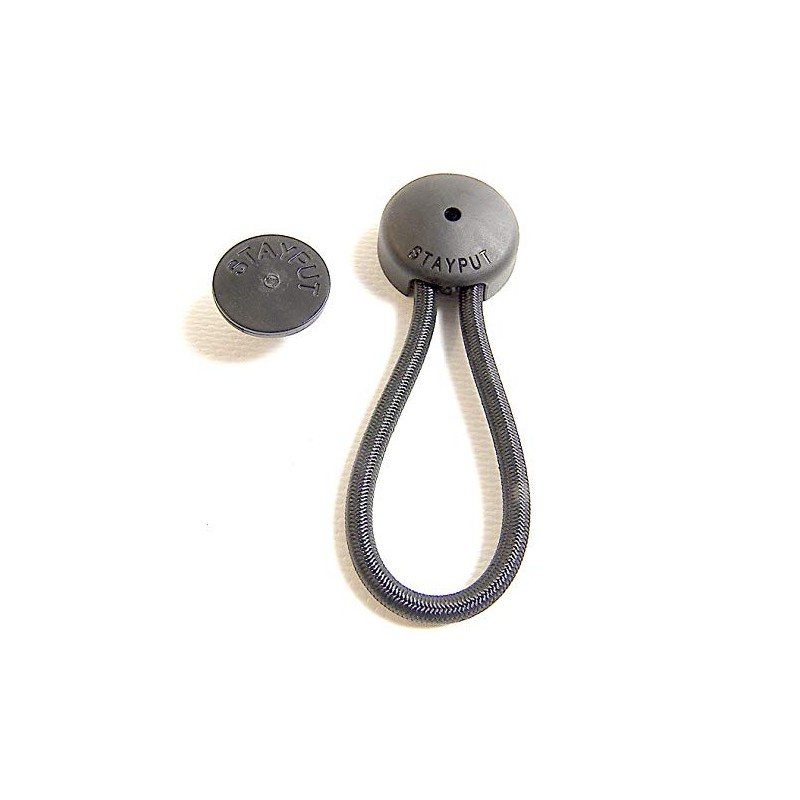 StayPut Shock/Bungee Cord Fastener, Black, Select The Quantity You Need