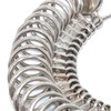 Yasumai Metal Ring Sizer Finger Gauge Sizing Measuring Jewelry Tool