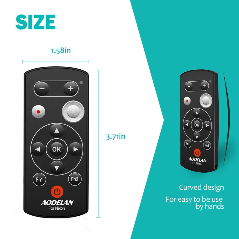 AODELAN Camera Remote Control - Wireless Remote Shutter Release for