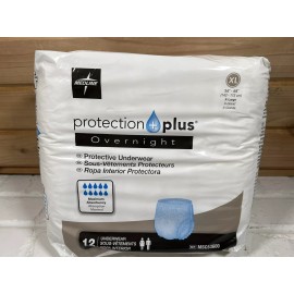 MEDLINE Protection Plus Over night Adult Underwear, X-Large 12 Adult Diaper
