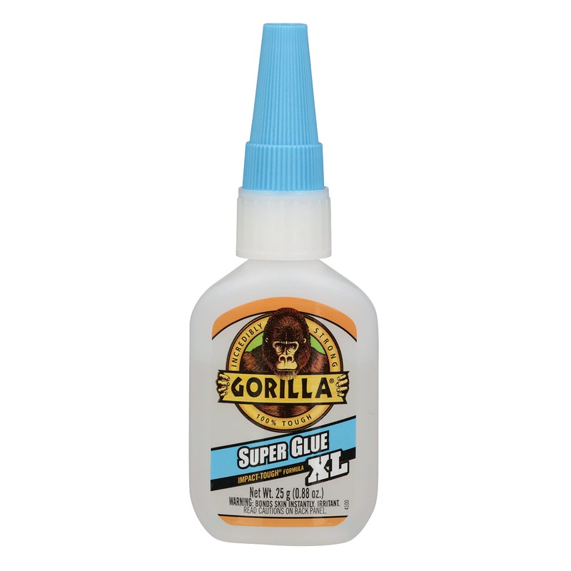 Gorilla Super Glue XL, Clear Glue, 25 Gram (Pack of