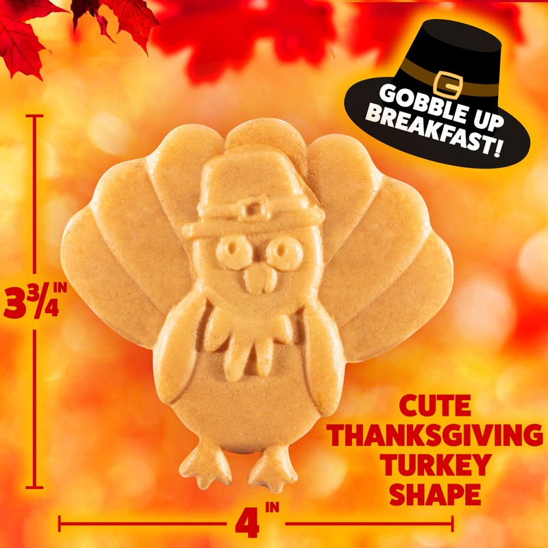 Thanksgiving Turkey Mini Waffle Maker- Make Holiday Breakfast Special for
