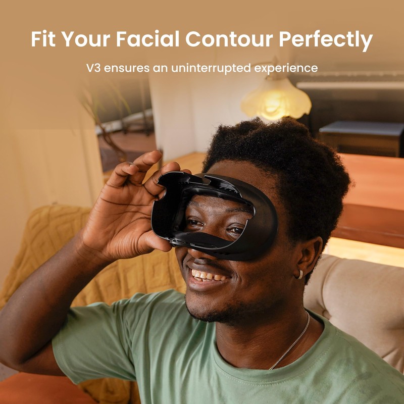 KIWI design V3 Facial Interface, Face Pad Compatible with Meta
