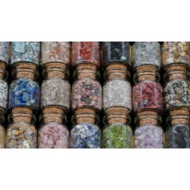 Random Mystery Crystal Chip Bottle Surprise Crystal Confetti Bottle Trinket Gift