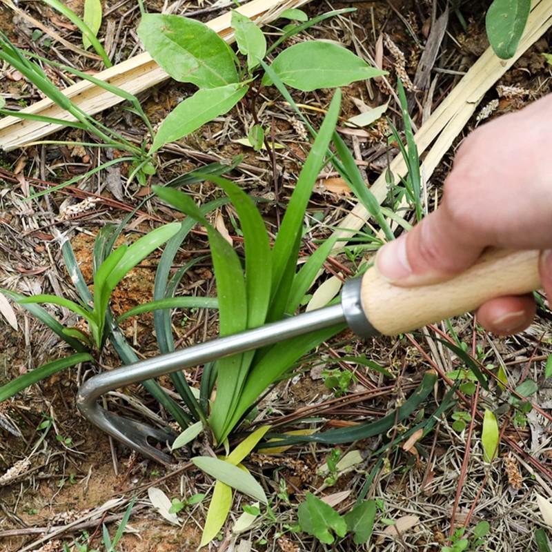 Ieron 2 Pcs Hand Weed Remover Tool Garden Manual Weed