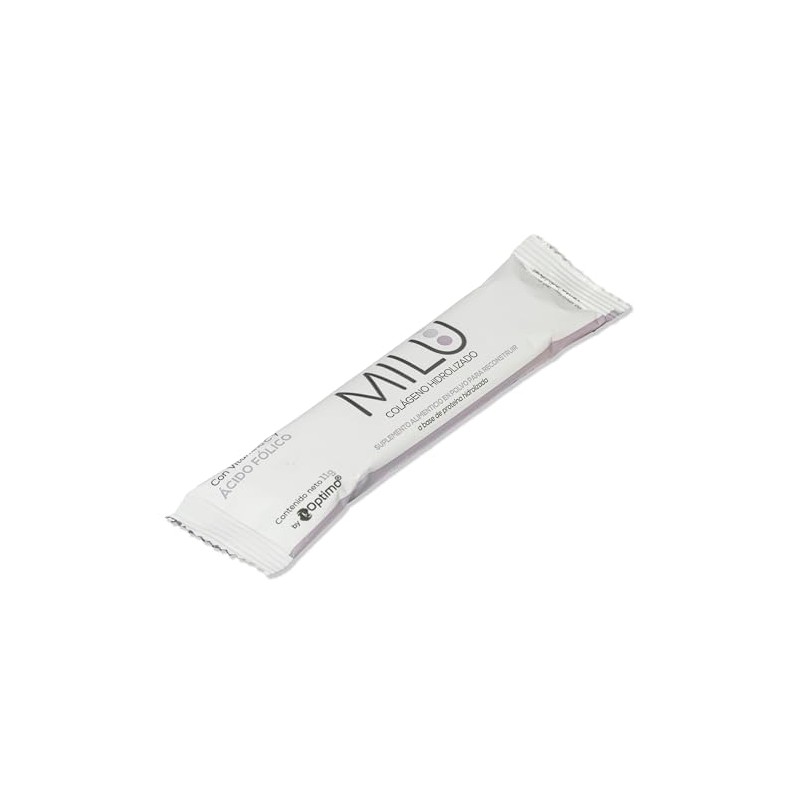 MILU | Colageno Hidrolizado puro con Acido Folico + Vitamina