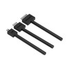 3Pcs Leather Perforated Tool Black Tooth Durable Quick Easy DIY