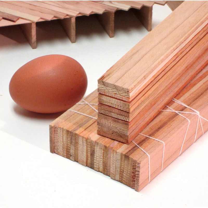 2x12's, 33 Pieces, 1:12 Scale Architectural Model Lumber, 13+" Long