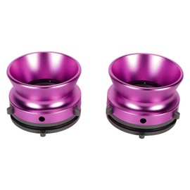 2PCS 1/4 10 Inch NAB Hub Adapters Universal Loading Device Aluminum Alloy Loader Reel Tape Recorder for ReVox for B67 for Akai for Teac Purple