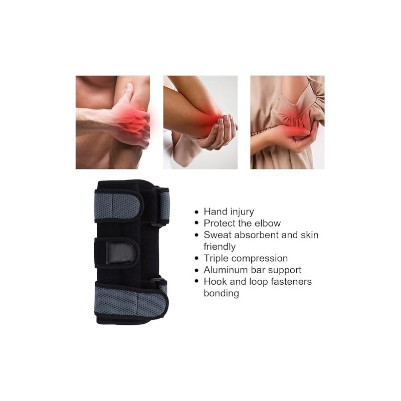 Elbow Support Brace, Dual Aluminium Splint, Cubital Tunnel
