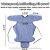 MOTEERLLU Coverall Baby Feeding Bib for Eating,Long Sleeves Bib Attaches