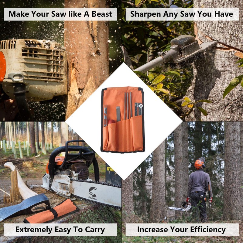 Chainsaw Sharpener File Kit Compatible with Sti-hl Sharpening Filing Chainsaws