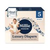 Millie Moon Luxury Diapers, Size 5, 64 Count