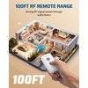 DEWENWILS Indoor Remote Control Outlet, Expandable Remote Light Switch Kit,