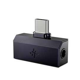 FiiO/Snowsky Tiny Portable DAC & Headphone Amplifier, Hi-Res USB DAC, PEQ Precision Tuning, PCM 384kHz/DSD256 Decoding, App/Web Control, Durable Metal Housing (Tiny A Black)