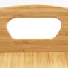 Totally Bamboo Butler's Serving Tray with Handles, Decorative Tray for