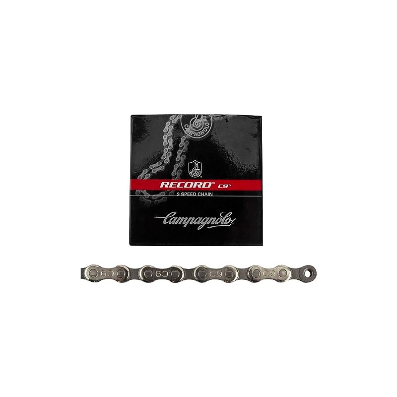 Campagnolo Record 9 Speed Chain - Silver, 114 Links