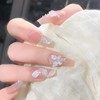 COLORBIRD Z449 Nail Tips, Long, 24 Pieces, Pink, Nail Tips,