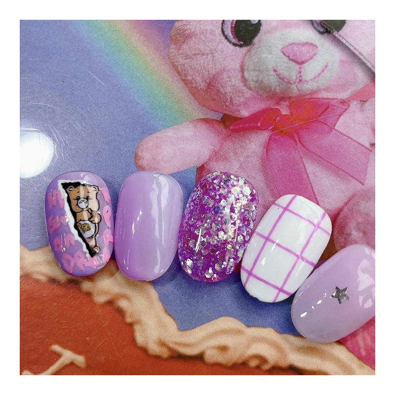 Wall.Piercing.Bom•ﻌ• - Petit Square / 벽.뚫.곰•ﻌ• - 쁘띠스퀘어