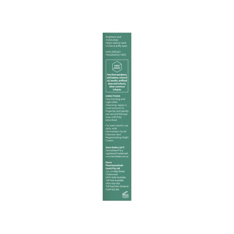 DermaVeen Face Moisture Bright Eye Cream 15ml