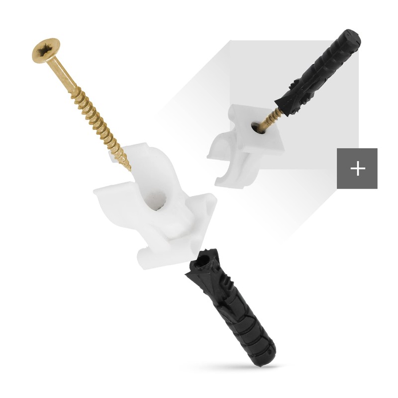 Plastic Pipe Clamp Pipe Clamp Dowel Safe Pipes Safe Installation