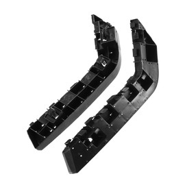 A ABSOPRO Bumper Bracket Retainer Bumper Spacer Mounting Support for Honda Civic 2016-2021 Plastic Black (Set of 2)