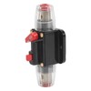 Circuit Breaker Audio Fuse Inline Holder Manual Reset 12V‑48V for