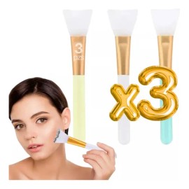 Brocha De Silicona Aplicador Mascarillas Cremas Facial Full