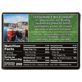 Crown Prince Brisling Sardines, In Olive Oil, 3.75 oz