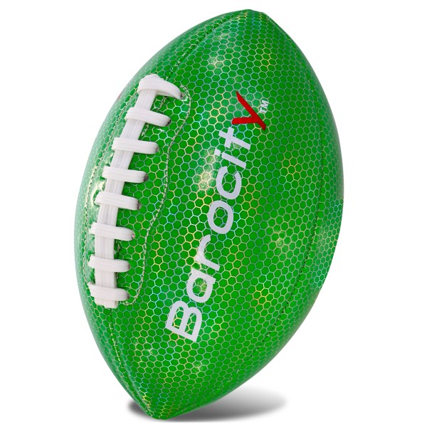 Barocity Football Official Match Ball with Reflective Pattern – Green