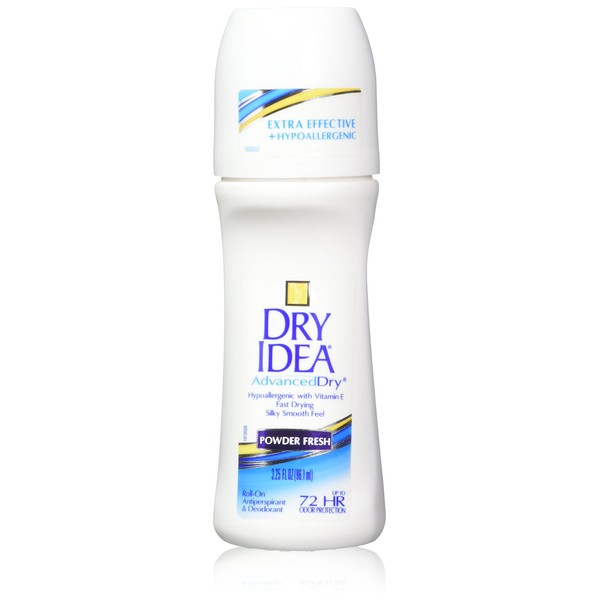 Dry Idea Advanced Rollon Antiperspirant and Deodorant Powder Fresh 3.25oz