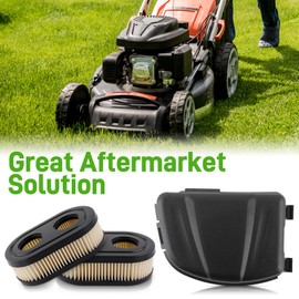 593260 Air Filter & 594106 Cover, Replacement Parts for 625E 650EXI 675EXI Lawn Mower 09P702 093J02 104M05 103M02 Engines