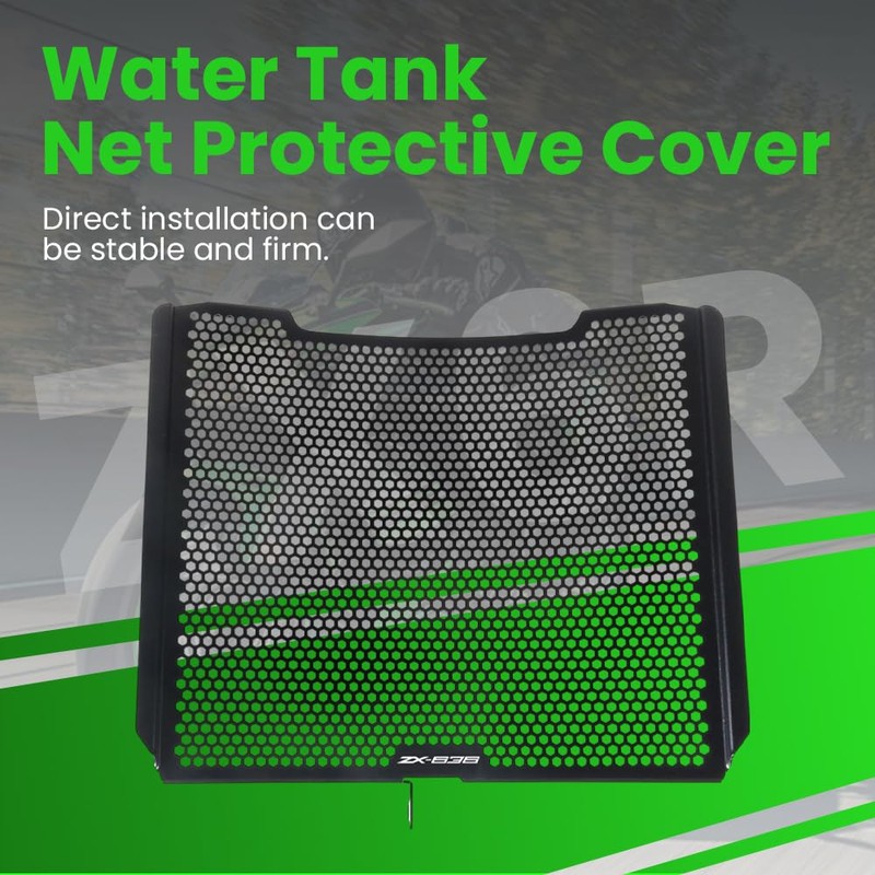 ONE.K.S Motorcycle Radiator Grille Guard Cover Protector for Kawasaki Ninja