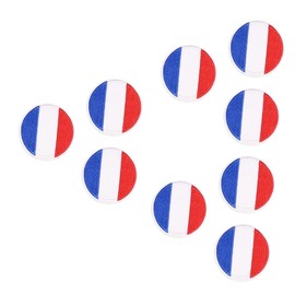 TEHAUX 3sets Flag Cloth Stickers Embroidery DIY Patches for Bags Shoes Arts Craft Attractive Fashionable 12pcs*3