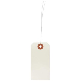 Nagatoya Shoten [RoHS Compliant Wire] Recycled Paper Luggage Tags No. 4 (Medium) 200 Sheets P N-N514