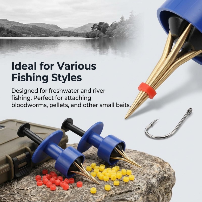 Honeyone Pellet Bait Bander Tool with 5000 Bands for Carp