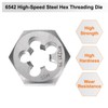 sourcing map Hex Threading Die M12 x 1.75 Metric Thread