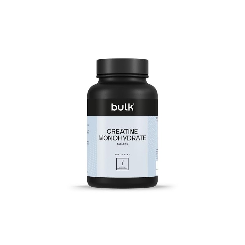 Bulk Creatine Monohydrate Tablets, 1000 mg Per Serving, Pack of