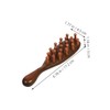 TOVINANNA 3pcs Wooden Scalp Combs Sandalwood Hair Massage Tool for