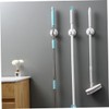 Ipetboom 3pcs Wall Mounted Broom Holder Mop Clamp Slip Clips