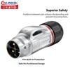 CNLINKO BD-24 4-Pin Industrial Waterproof Plug, IP68 Bullet Plug, Carbide