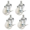 sourcing map 4 Pcs Swivel Castors 2 Inch Nylon M10