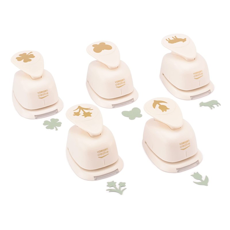 Vaessen Creative Ivoor Punch Set - Motif Punch - Spring