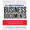 The AMA Handbook of Business Documents: Guidelines and Sample Documents