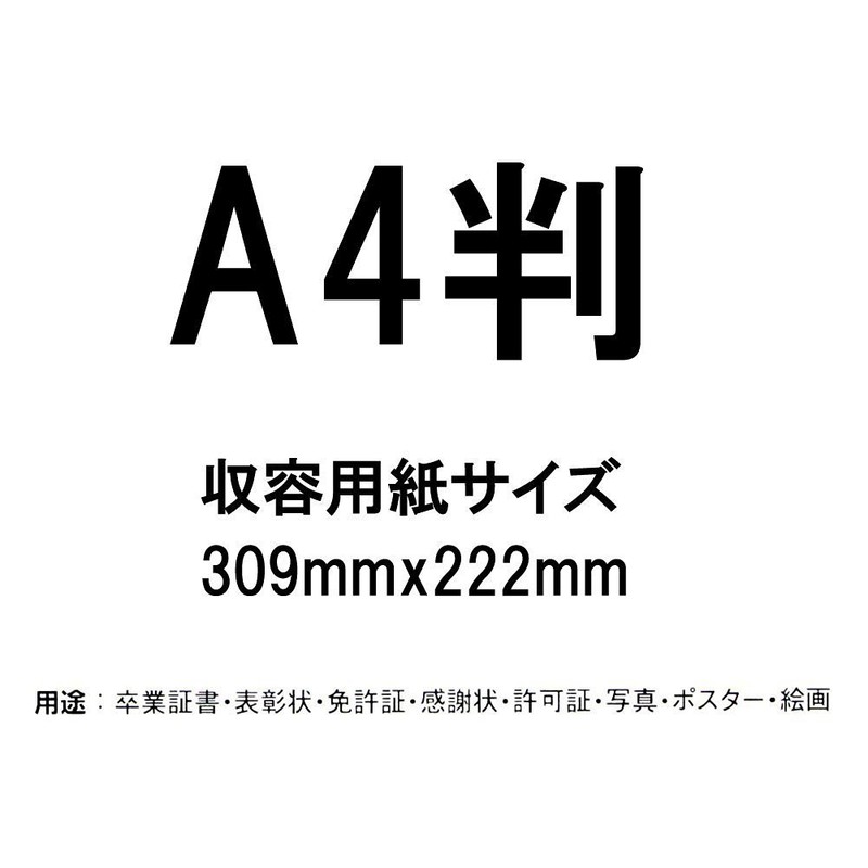 Iwata MS-61G-A4-NT Picture Frame, Award Frame, A4, Natural